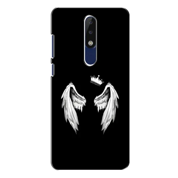 Чехол с рисунком «Крылья и корона» для Nokia 5.1 Plus (X5) Чехол с рисунком «Крылья и корона» для Nokia 5.1 Plus (X5)