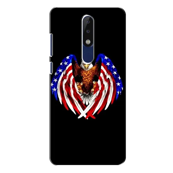 Чохол з малюнком «Крила США» для Nokia 5.1 Plus (X5) Чохол з малюнком «Крила США» для Nokia 5.1 Plus (X5)