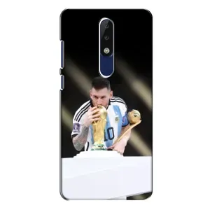 Чохли Лео Мессі Аргентина для Nokia 5.1 Plus (X5) (Кубок Світу)