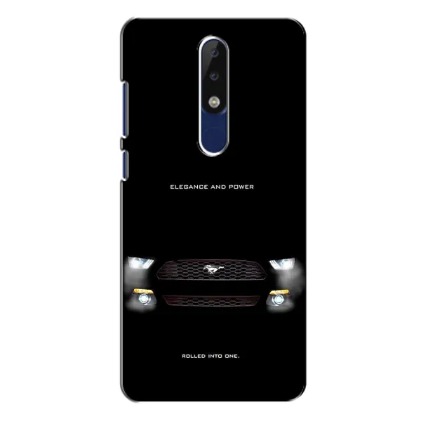 Чехол с рисунком «Черный Land Rover» для Nokia 5.1 Plus (X5)