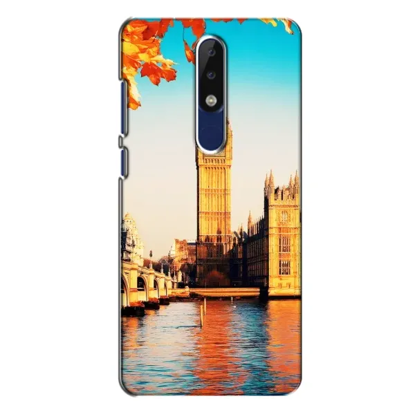 Чехол с рисунком «Летний Лондон» для Nokia 5.1 Plus (X5) Чехол с рисунком «Летний Лондон» для Nokia 5.1 Plus (X5)