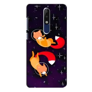 Чехол с Лисичкой для Nokia 5.1 Plus (X5) (Лисы)