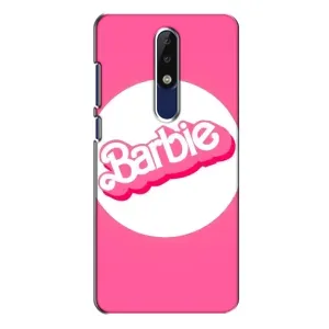 Силиконовый Чехол Барби Фильм на Nokia 5.1 Plus (X5) (Лого Барби)