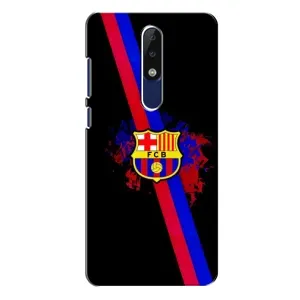 Чохол для Nokia 5.1 Plus (X5) (Барселона) (Лого Барси)