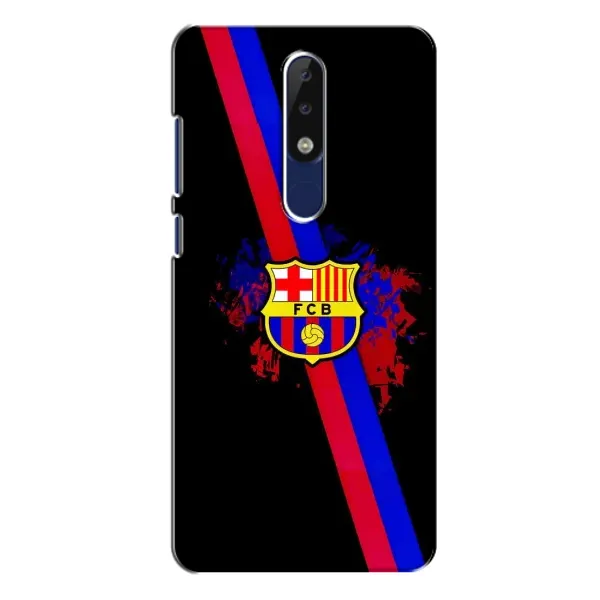 Чехол с рисунком «Лого Барсы» для Nokia 5.1 Plus (X5)