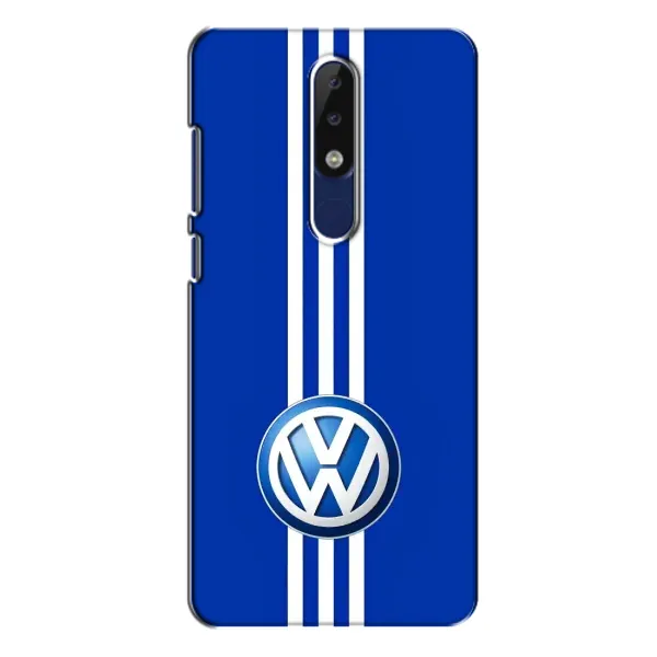 Чехол с рисунком «Logo Фольксвагена» для Nokia 5.1 Plus (X5) Чехол с рисунком «Logo Фольксвагена» для Nokia 5.1 Plus (X5)