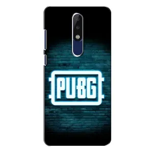 Чехол (TPU) с картинкой "Лого Пабг" на Нокиа 5.1 Плюс (Лого PUBG)