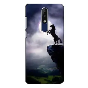 Чехлы с изображением разных животных для Nokia 5.1 Plus (X5) (Лошадь)