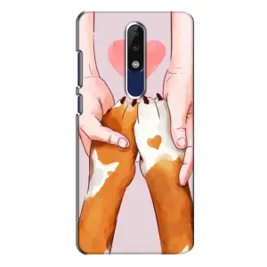 Чехол (ТПУ) Милые собачки для Nokia 5.1 Plus (X5) (Любовь к собакам)