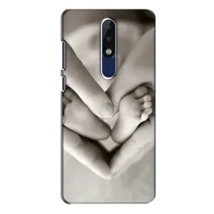 Чехлы для МАМЫ на Nokia 5.1 Plus (X5) (Любящие руки)