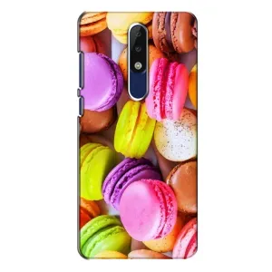 Чехол с изображением вкусной еды для Nokia 5.1 Plus (X5) (Макаруны)