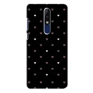 Чохли з тематикою "Маленькі Сердчеки" на Nokia 5.1 Plus (X5) (Маленькі сердечка)