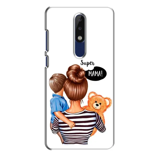 Чехол с рисунком «Мама и сын» для Nokia 5.1 Plus (X5) Чехол с рисунком «Мама и сын» для Nokia 5.1 Plus (X5)