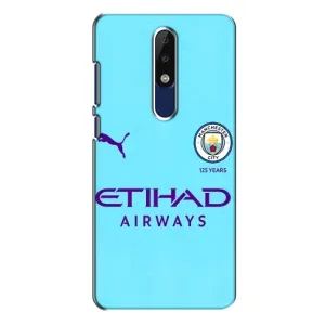 Силіконові Чохли з принтом Футбол на Nokia 5.1 Plus (X5) (Man City)