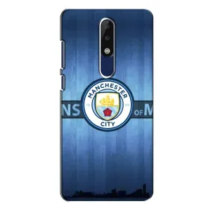 Силіконові Чохли з принтом Футбол на Nokia 5.1 Plus (X5) (ManCity)