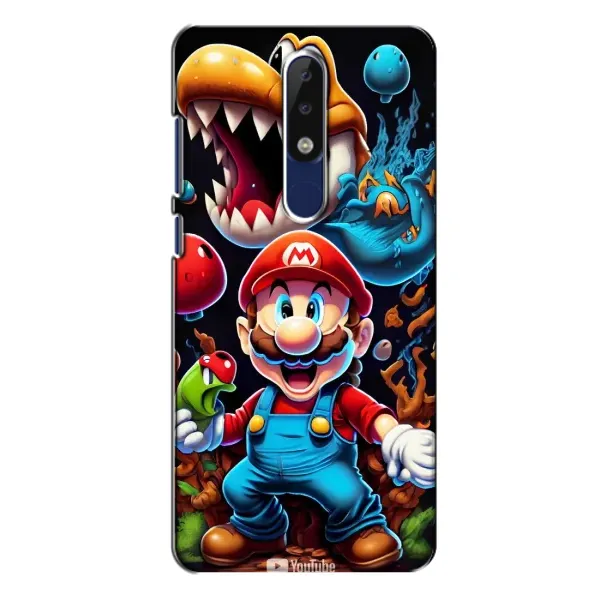 Чехол с рисунком «Марио» для Nokia 5.1 Plus (X5) Чехол с рисунком «Марио» для Nokia 5.1 Plus (X5)