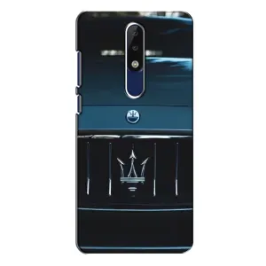 Чехлы с тематикой "Крутые машины" на Nokia 5.1 Plus (X5) (Maserati auto)