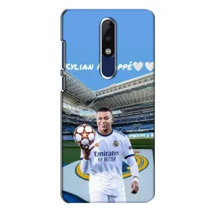 Чохол (TPU) з Футболістом на Nokia 5.1 Plus (X5) (Mbappe Real)