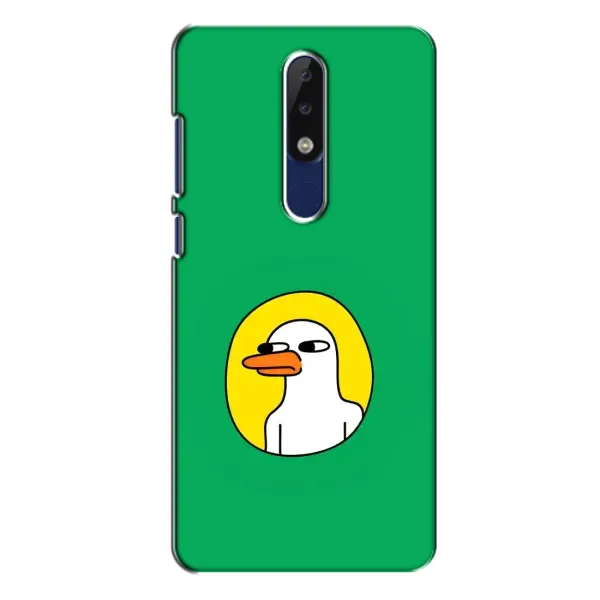 Чехол с рисунком «Мем Утка» для Nokia 5.1 Plus (X5) Чехол с рисунком «Мем Утка» для Nokia 5.1 Plus (X5)