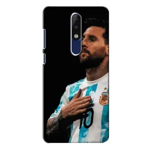Чохли Лео Мессі Аргентина для Nokia 5.1 Plus (X5) (Мессі Капітан)