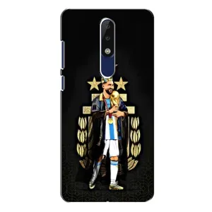 Чохли Лео Мессі Аргентина для Nokia 5.1 Plus (X5) (Мессі король)