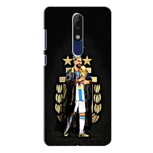 Чохол з малюнком «Мессі король» для Nokia 5.1 Plus (X5) Чохол з малюнком «Мессі король» для Nokia 5.1 Plus (X5)