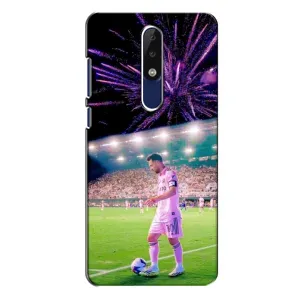 Чехлы Лео Месси в Майами на Nokia 5.1 Plus (X5) (Месси в Майами)