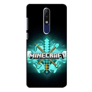 Чехол с рисунком «MineCraft 2» для Nokia 5.1 Plus (X5)