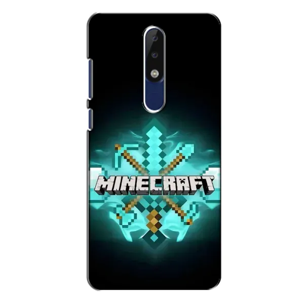 Чехол с рисунком «MineCraft 2» для Nokia 5.1 Plus (X5)