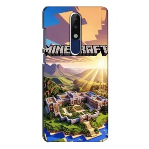 Чехол с рисунком «MINECRAFT» для Nokia 5.1 Plus (X5)