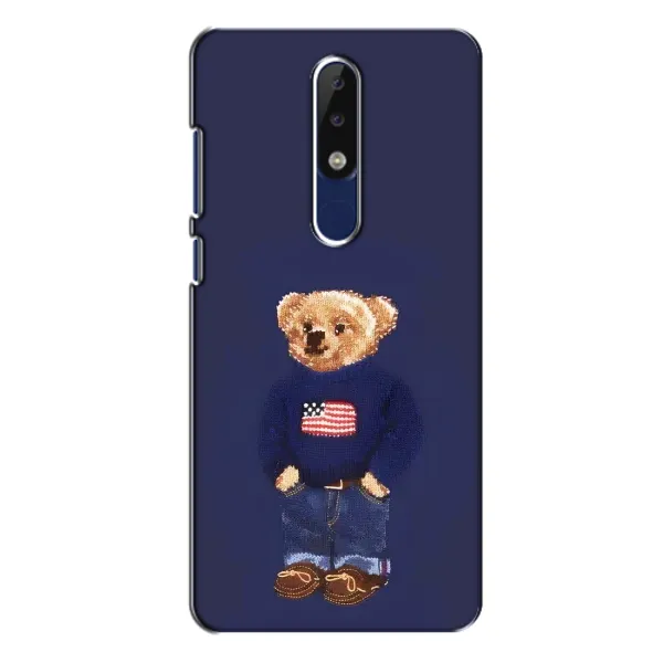 Чехол с рисунком «Мишка USA» для Nokia 5.1 Plus (X5) Чехол с рисунком «Мишка USA» для Nokia 5.1 Plus (X5)