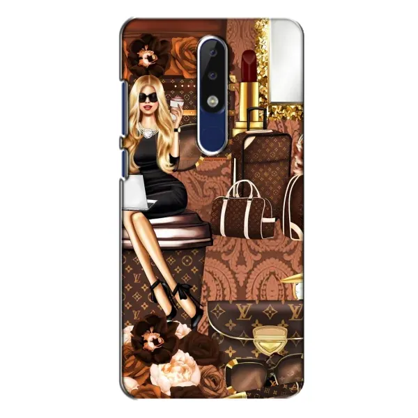 Чехол с рисунком «Мода Луи Виттон» для Nokia 5.1 Plus (X5) Чехол с рисунком «Мода Луи Виттон» для Nokia 5.1 Plus (X5)