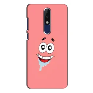 Чехлы с Патриком на Nokia 5.1 Plus (X5) (Мордочка Патрика)