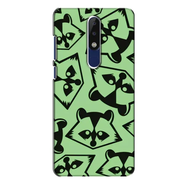 Чехол с рисунком «Мордочки Енота» для Nokia 5.1 Plus (X5) Чехол с рисунком «Мордочки Енота» для Nokia 5.1 Plus (X5)