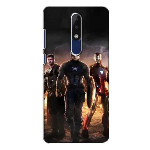 Чехол с рисунком «Мстители» для Nokia 5.1 Plus (X5) Чехол с рисунком «Мстители» для Nokia 5.1 Plus (X5)