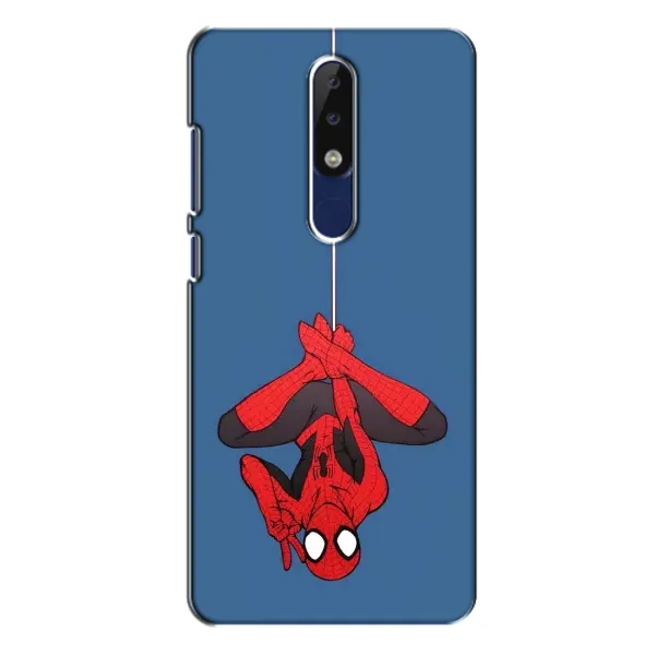 Чехол с рисунком «На паутине» для Nokia 5.1 Plus (X5) Чехол с рисунком «На паутине» для Nokia 5.1 Plus (X5)
