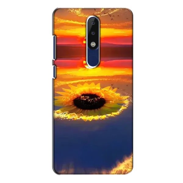 Чехол с рисунком «Небо подсолнух» для Nokia 5.1 Plus (X5) Чехол с рисунком «Небо подсолнух» для Nokia 5.1 Plus (X5)