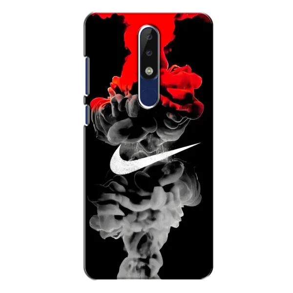 Чехол с рисунком «Nike дым» для Nokia 5.1 Plus (X5) Чехол с рисунком «Nike дым» для Nokia 5.1 Plus (X5)