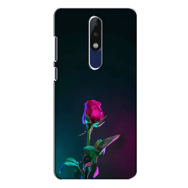 Чехол с рисунком «Ночная роза» для Nokia 5.1 Plus (X5) Чехол с рисунком «Ночная роза» для Nokia 5.1 Plus (X5)