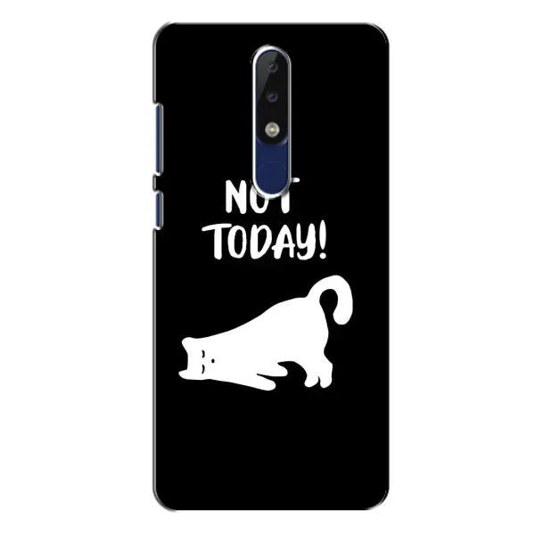 Чехол с рисунком «Not Today» для Nokia 5.1 Plus (X5) Чехол с рисунком «Not Today» для Nokia 5.1 Plus (X5)