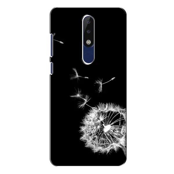 Чехол с рисунком «Одуванчик на чёрном» для Nokia 5.1 Plus (X5) Чехол с рисунком «Одуванчик на чёрном» для Nokia 5.1 Plus (X5)