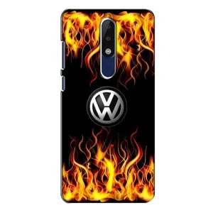Чехол "Фольксваген" для Nokia 5.1 Plus (X5) (Огненный Лого)