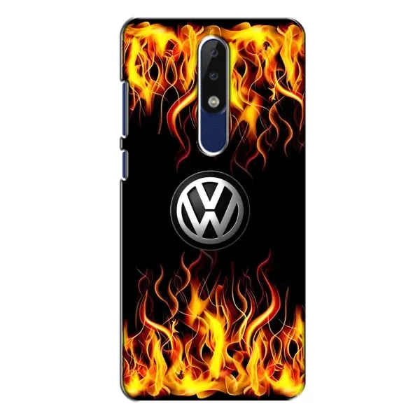 Чехол с рисунком «Огненный Лого» для Nokia 5.1 Plus (X5) Чехол с рисунком «Огненный Лого» для Nokia 5.1 Plus (X5)