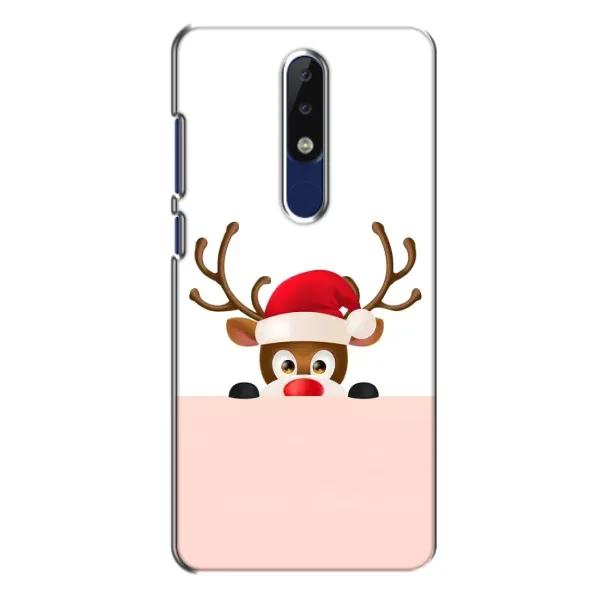 Чехол с рисунком «Олененок» для Nokia 5.1 Plus (X5)
