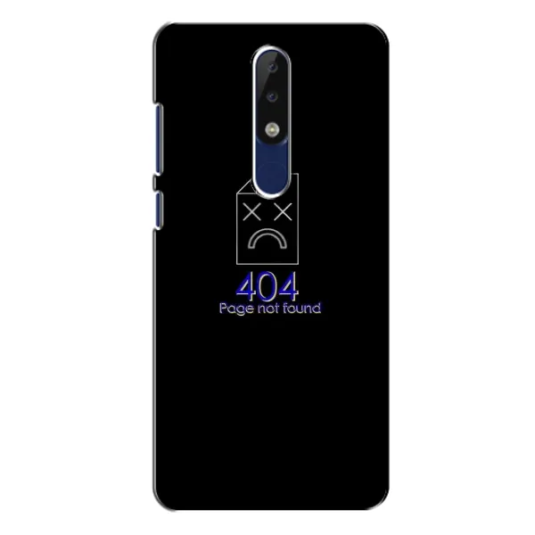 Чехол с рисунком «Ошибка 404» для Nokia 5.1 Plus (X5)