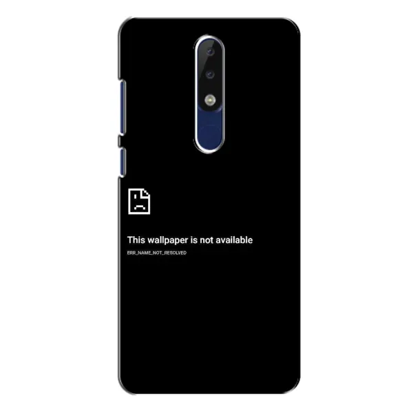 Чехол с рисунком «Ошибка» для Nokia 5.1 Plus (X5)