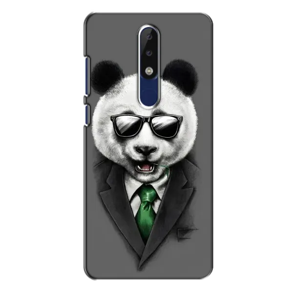 Чехол с рисунком «Панда в очках» для Nokia 5.1 Plus (X5) Чехол с рисунком «Панда в очках» для Nokia 5.1 Plus (X5)