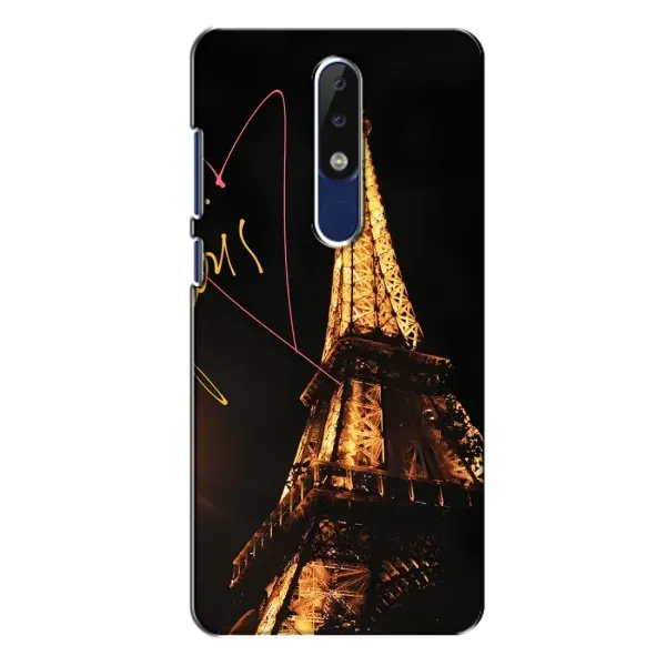 Чехол с рисунком «Paris» для Nokia 5.1 Plus (X5) Чехол с рисунком «Paris» для Nokia 5.1 Plus (X5)