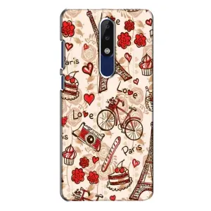 Чехол с Эйфелевой башней на Nokia 5.1 Plus (X5) (Париж мечта)