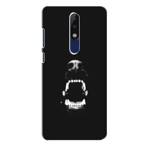 Чехол ДОБЕРМАН для Nokia 5.1 Plus (X5) (Пасть добермана)